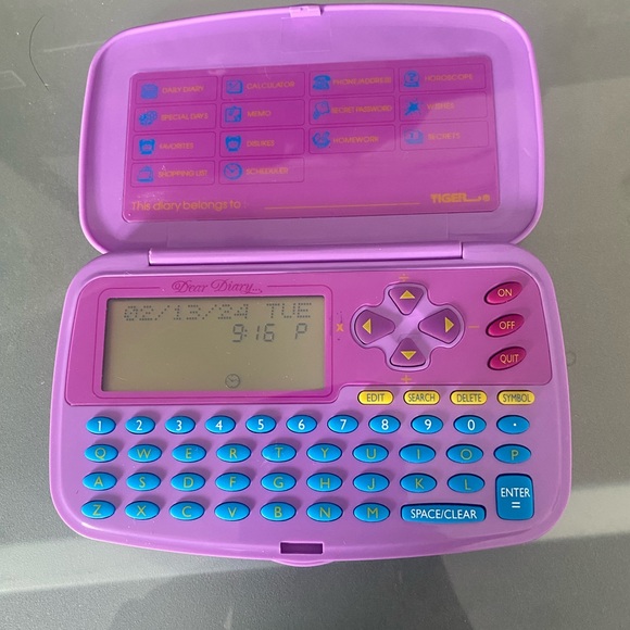 Vintage collectable Dear Diary 90s toy digital notebook Barbie girl talk - Picture 5 of 5